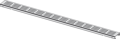 Решетка для дренажного желоба 75 мм, нержавеющая сталь