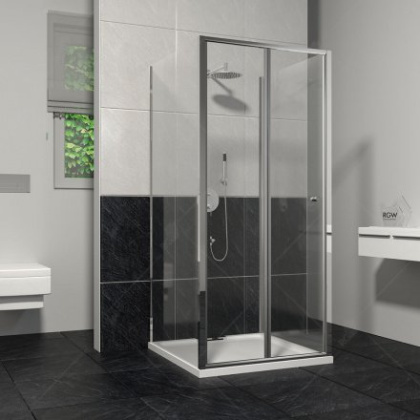 Душевой уголок RGW CL-31, 04093199-11, 90 х 90 x 185 см, дверь складная, стекло прозрачное, хром