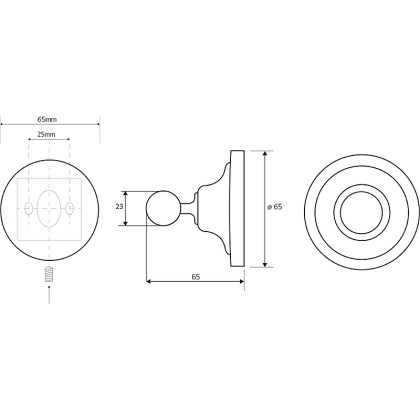 Крючок Bemeta Retro Gold and Сhrom 144206138 Золото Хром