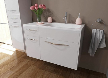 Комплект мебели Barcelona 900х450 правосторонний подвесной 2 ящика 1 дверь (ШхГхВ) 898х446х607