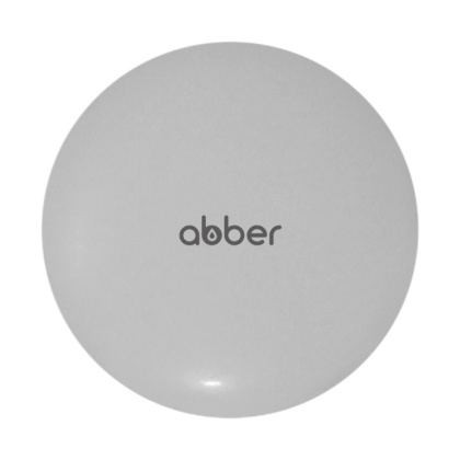Накладка на слив для раковины ABBER AC0014MLG светло-серая матовая, керамика Накладка на слив для раковины ABBER AC0014MLG светло-серая матовая, керамика