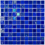 Мозаика Bonaparte Стеклянная Bondi dark blue-25 30х30 см