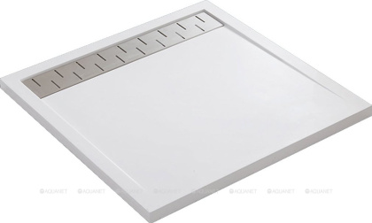 Поддон для душа из искусственного камня VST-2SR39090W, 900*900*40, белый матовый