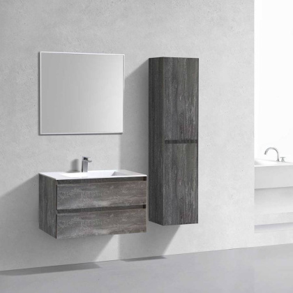 База под раковину Luka 800 подвесная, 2 выкатных ящика soft-close, G.Stone