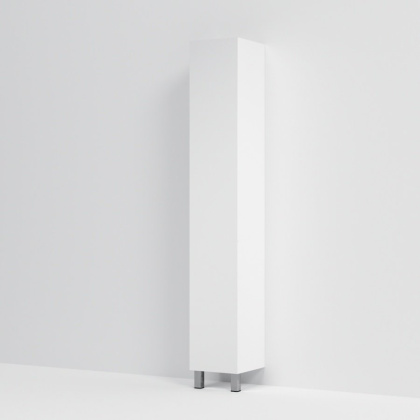 M90CSR0306WG GEM, шкаф-колонна, напольный, правый, 30 см, двери, push-to-open, цвет: Белый, глянец