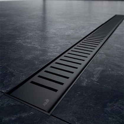 Решетка для водоотводящего желоба, черный-мат