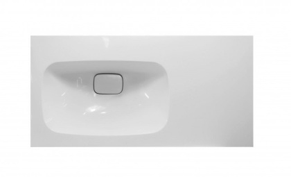 Тумба подвесная под умывальник Barcelona 900х450 левосторонняя 3 ящика 1 дверь (ШхГхВ) 898х446х607