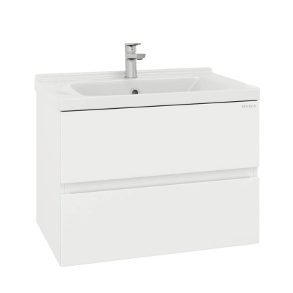 Тумба Onika Эвада 70 подвесная, белая (ум. Миранда 70)