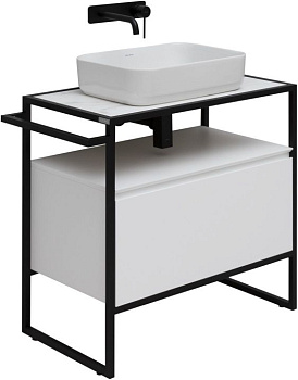 Тумба под раковину Allen Brau Priority 80 1.31002.WM белый матовый Тумба под раковину Allen Brau Priority 80 1.31002.WM белый матовый