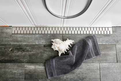 Душевой лоток 35 см Creto Snake CRE-350 SH с решеткой, хром