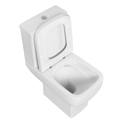 AURORA Чаша унитаза с сиденьем дюропласт soft close, P-trap BB8604CPR/SC