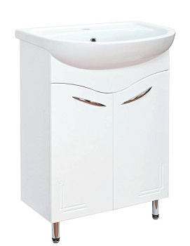 Тумба Onika Лада 60 напольная, белая (ум. Эллада 60)