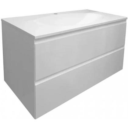 Комплект мебели Malta 1000х450 подвесной 2 ящика (ШхГхВ) 998х466х607