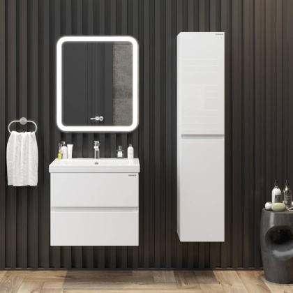 Пенал Onika Эвада 30 подвесной, белый, универсальный Пенал Onika Эвада 30 подвесной, белый, универсальный