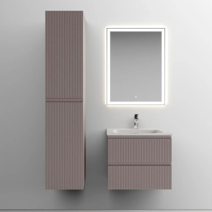 Шкаф-пенал SANCOS Snob T подвесной Doha Soft, 350х350х1650 мм, арт. PSNT35SM