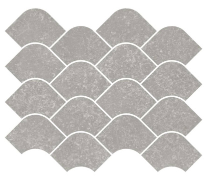 Декор Касабланка наборный серый матовый обрезной 30x25x0,9