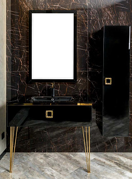 Консоль LUCIDO 80 см Глянцевый Чёрный 770-080-B Boheme Консоль LUCIDO 80 см Глянцевый Чёрный 770-080-B Boheme