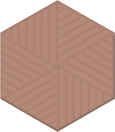 Декор OS\D241\63010 Агуста розовый матовый 5,2см*6см*6,9мм (1уп/26шт/), шт