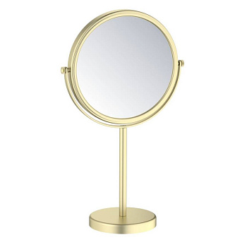 Зеркало настольное Timo Saona 13274/17 золото матовое Зеркало настольное Timo Saona 13274/17 золото матовое