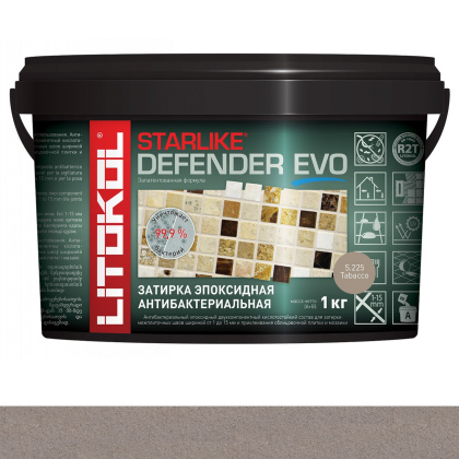 Затирка эпоксидная STARLIKE DEFENDER EVO, S.225 TABACCO 1кг