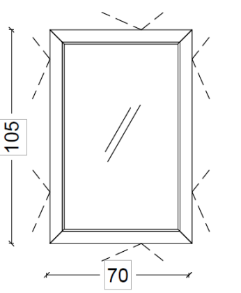 Зеркало Dolce Светлое золото 105x70см 567-Light Gold Boheme Зеркало Dolce Светлое золото 105x70см 567-Light Gold Boheme