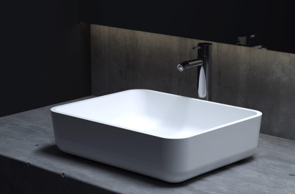 Раковина Salini GLORIA 309 1102209MRF S-Stone покраска по RAL полностью, накладная, матовая