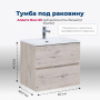Тумба под раковину Aquanet Алвита New 60 2 ящика, дуб веллингтон белый Тумба под раковину Aquanet Алвита New 60 2 ящика, дуб веллингтон белый