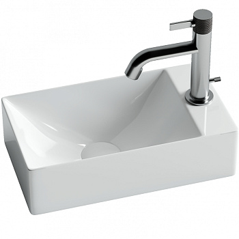 Умывальник подвесной прямоугольный (отверстие под смеситель R) Element 375*215*100мм Умывальник подвесной прямоугольный (отверстие под смеситель R) Element 375*215*100мм
