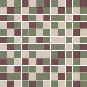 Декор Темари мозаичный микс зелёный, бордовый, бежевый светлый матовый 29,8x29,8x0,35 Декор Темари мозаичный микс зелёный, бордовый, бежевый светлый матовый 29,8x29,8x0,35
