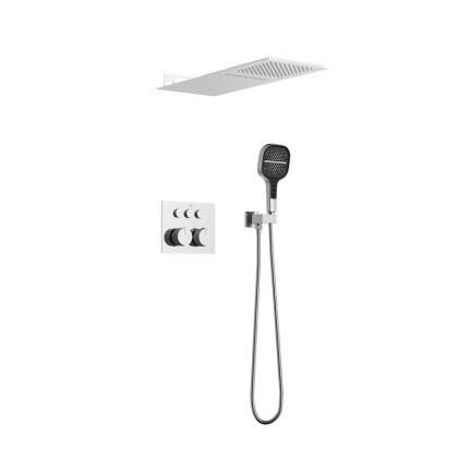 Душевой комплект VSFW-401TCH термостатический встраиваемый, трехрежимный, хром