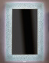 Зеркало AURA 60*90 белое, с подсветкой 537 Boheme