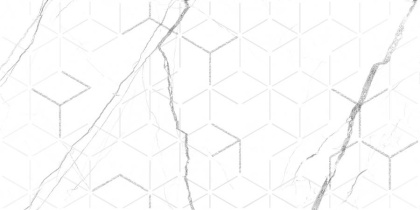 GT124VG Декор кер. Siluet GT Бел. 50*25 _ 1 \7