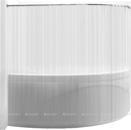 Карниз для ванны Aquanet Capri полукруглый, 160х100, хром