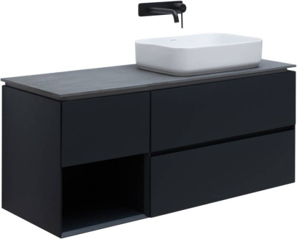 Тумба под раковину Allen Brau Infinity 120 1.21007.AM R антрацит матовый Тумба под раковину Allen Brau Infinity 120 1.21007.AM R антрацит матовый
