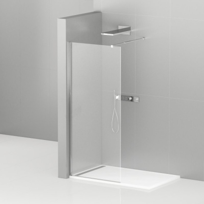 LIBERTA-L-1-130-C-Cr Душевая перегородка с односторонним входом 1300x1950 мм