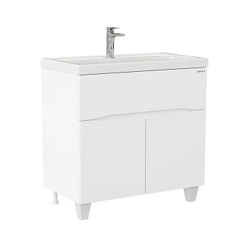 Тумба Onika Стрим 80 напольная, белая (ум. Фостер 80) Тумба Onika Стрим 80 напольная, белая (ум. Фостер 80)