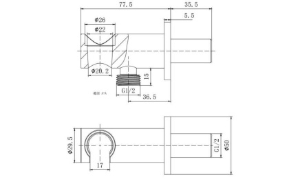 Шланговое подсоединение с держателем душа AQUATEK, матовый черный AQ2455MB 