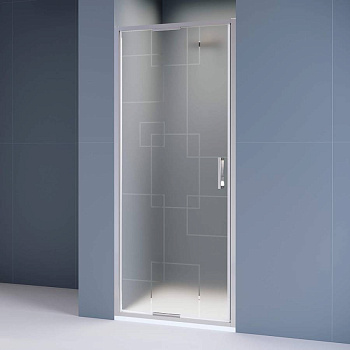 Душевая дверь  90*195 RGW SV-05 Хром/Matt Smart Line/8 мм (Easy)