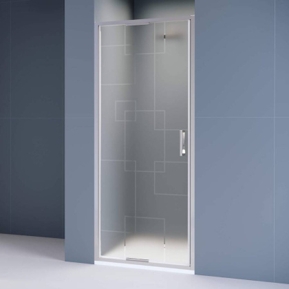 Душевая дверь  80*195 RGW SV-05 Хром/Matt Smart Line/8 мм (Easy)