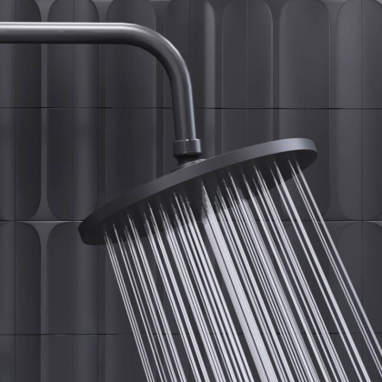 977050300 Jupiter верхний душ, круг, Черный 977050300 Jupiter верхний душ, круг, Черный