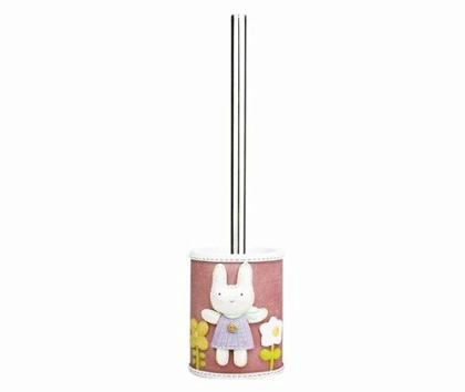 Щетка для унитаза Ammer, 9,8х34,7х10,4, розовая, K-6427