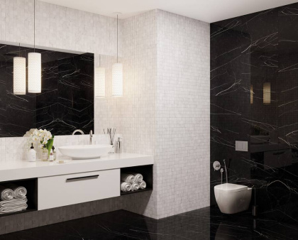 Керамогранит CONICAL BLACK 60x60 HIGH GLOSS, Oasis Керамогранит CONICAL BLACK 60x60 HIGH GLOSS, Oasis