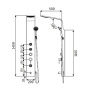 Душевая панель RGW Shower Panels SP-05 21140105-03 Белый