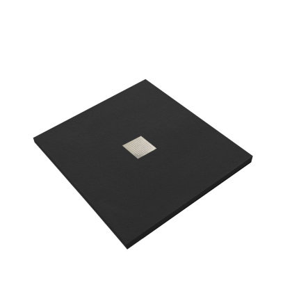 Поддон для душа из искусственного камня VST-2SR29090B, 900*900*35, черный матовый