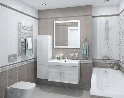 Плитка настенная 11124R Марсо бежевый структура обрезной 30*60*9 (7шт/1,26м2), м2