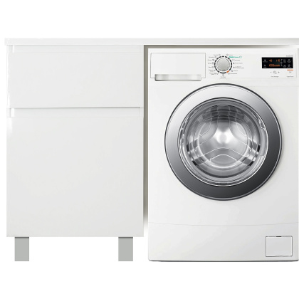 Комплект мебели Dallas Luxe 1500х482 левосторонний напольный 2 ящика  (ШхГхВ) 848х476х860