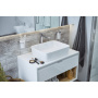 Тумба под накладную раковину EXCELLENT Tuto 80 см (белый/белый), 1 ящик Тумба под накладную раковину EXCELLENT Tuto 80 см (белый/белый), 1 ящик