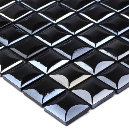 Стеклянная мозаика, BLACK, Edna