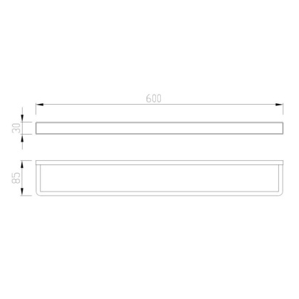 Полотенцедержатель ABBER Westen AA1755 хром