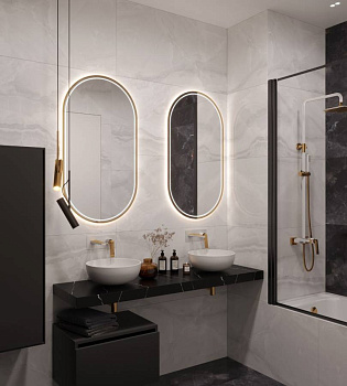 Столешница прямая FLAT NERO MARQUINA 1610*460*70 Столешница прямая FLAT NERO MARQUINA 1610*460*70